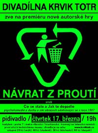 plakát k inscenaci Návrat z proutí